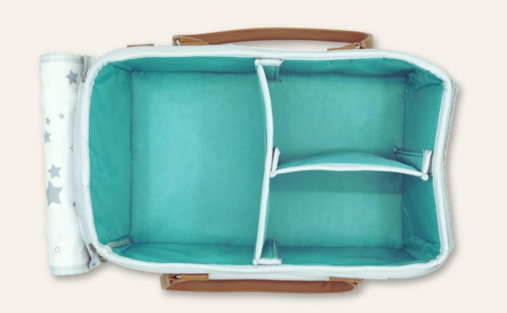 Diaper Caddy Removable DIvider